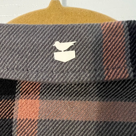 Jetty Gray/Orange Flannel Shirt - Picture 4 of 5